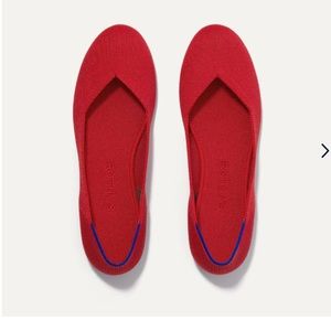 Rothy's best seller bright red round toe..11.5